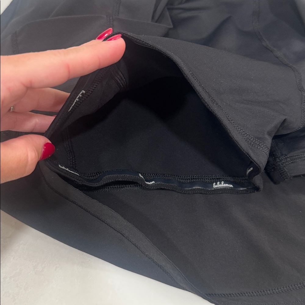 Lululemon Pace Revival Mid-Rise Skirt - size 6 black, like new! Worn once - Picture 9 of 10